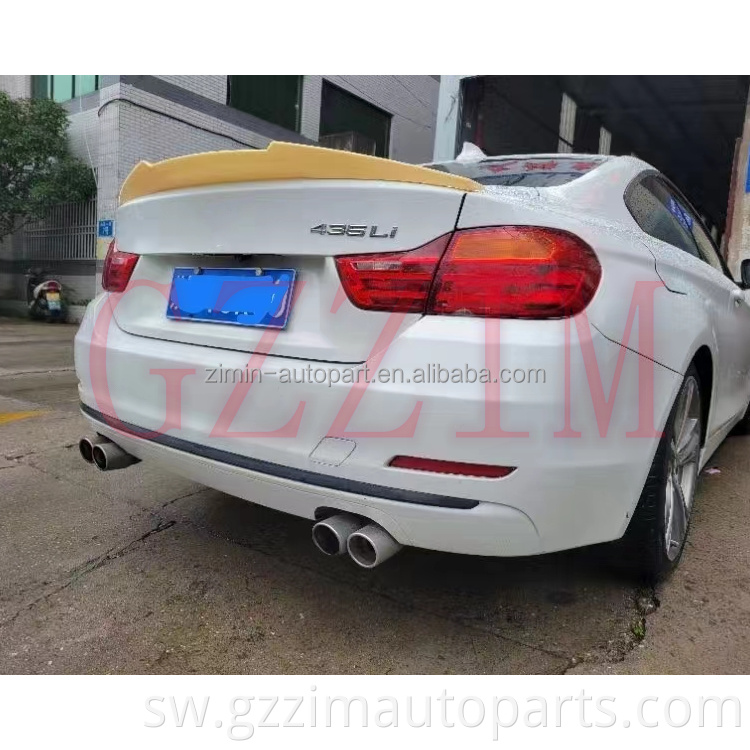 Vifaa vya nje ABS CARBON FIBRES PSM Nyuma ya Boot Boot Wing Spoiler ya F32 2012+